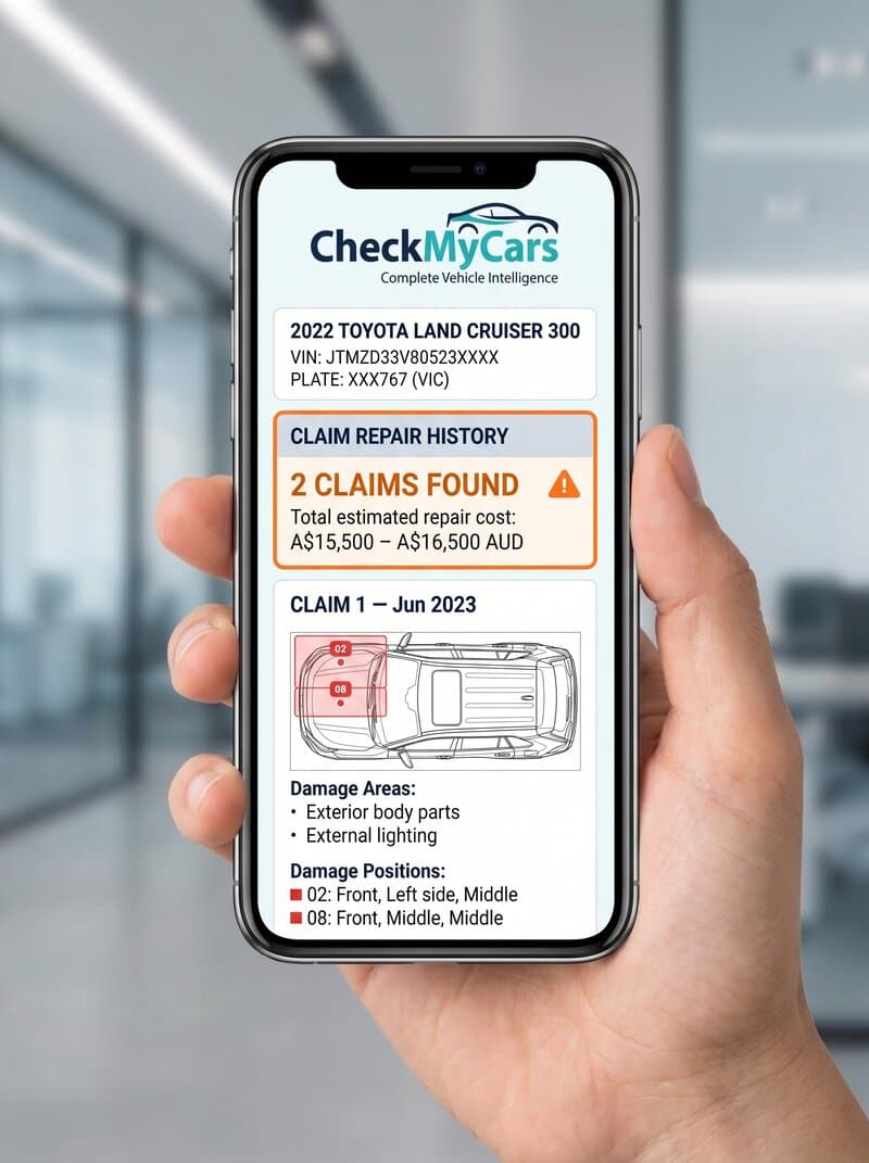 Insurance claim history and damage assessment